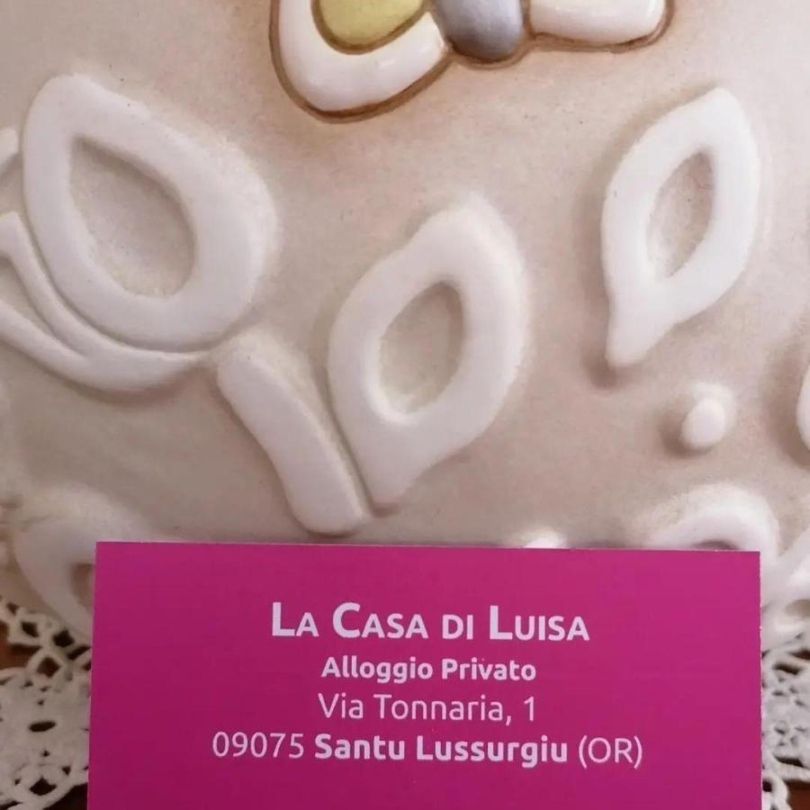 Apartamento La Casa Di Luisa Santu Lussurgiu Exterior foto
